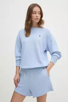 Хлопковая толстовка Polo Ralph Lauren, синий