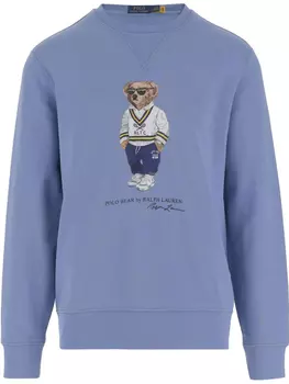 Хлопковая толстовка Polo Ralph Lauren, синий