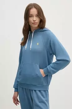 Хлопковая толстовка Polo Ralph Lauren, синий