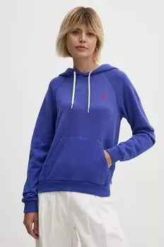Хлопковая толстовка Polo Ralph Lauren, синий