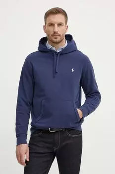 Хлопковая толстовка Polo Ralph Lauren, темно-синий