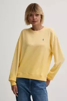 Хлопковая толстовка Polo Ralph Lauren, желтый