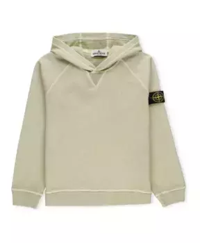 Хлопковая толстовка R Stone Island, зеленый