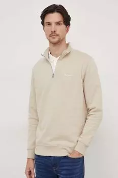Хлопковая толстовка Rains Pepe Jeans, бежевый