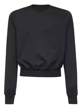 Хлопковая толстовка Rick Owens, черный