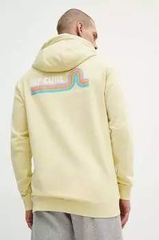 Хлопковая толстовка Rip Curl, желтый