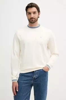 Хлопковая толстовка ROSFORD Barbour, бежевый