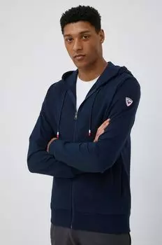 Хлопковая толстовка Rossignol, темно-синий