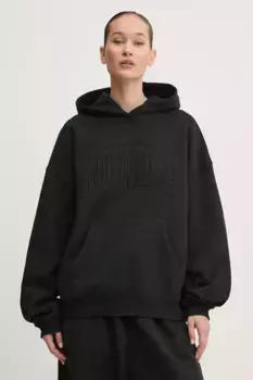 Хлопковая толстовка Rotate, черный