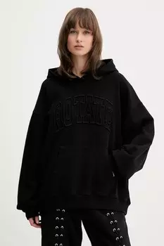 Хлопковая толстовка Rotate, черный