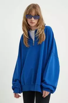 Хлопковая толстовка Rotate, синий