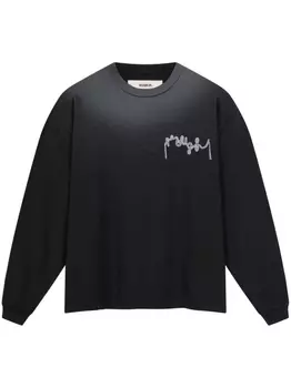 Хлопковая толстовка ROUGH., черный