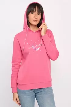 Хлопковая толстовка с капюшоном Kvl By Kenvelo, розовый