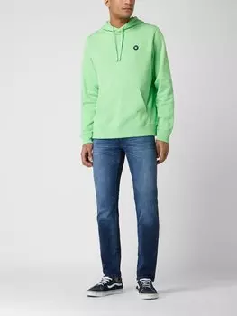 Хлопковая толстовка с капюшоном, модель «Иэн» Wood Wood, светло-зеленый