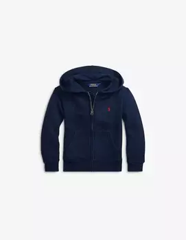 Хлопковая толстовка с капюшоном Polo Ralph Lauren, синий