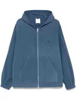 Хлопковая толстовка с капюшоном с мотивом 4G Givenchy, синий