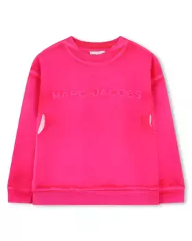 Хлопковая толстовка с круглым вырезом Marc Jacobs, чёрный