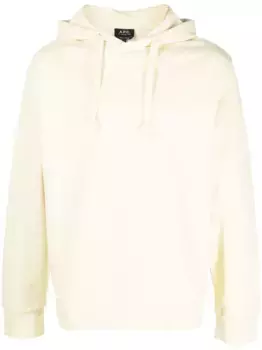 Хлопковая толстовка с логотипом A.P.C., желтый