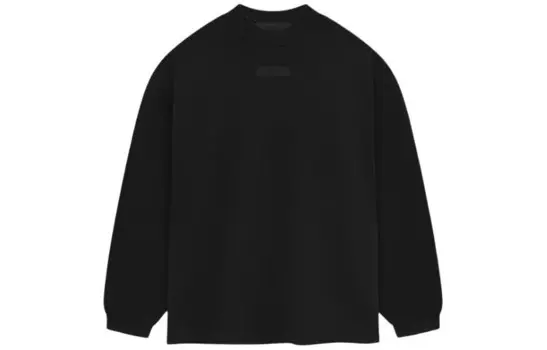 Хлопковая толстовка с логотипом Fear Of God Essentials, черный