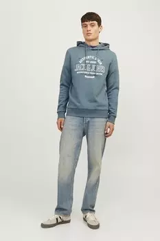 Хлопковая толстовка с логотипом Jack & Jones