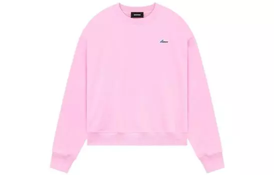 Хлопковая толстовка с нашивкой-логотипом WE11DONE, светло-розовый