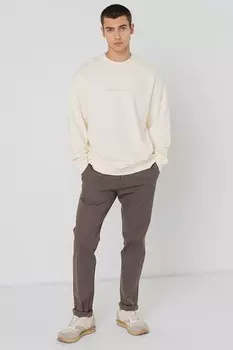 Хлопковая толстовка с овальным вырезом Scotch & Soda