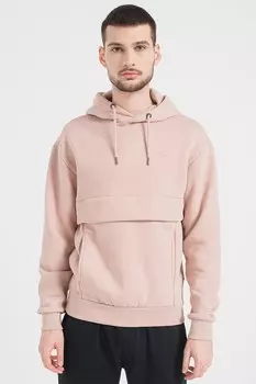 Хлопковая толстовка с передними карманами Blend, розовый