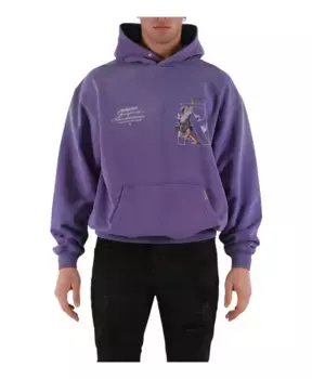 Хлопковая толстовка с принтом Represent, фиолетовый
