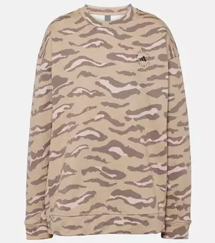 Хлопковая толстовка с принтом TrueCasual Adidas By Stella Mccartney, мультиколор