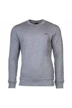 Хлопковая толстовка Salazar 12415 с овальным вырезом горловины Joop! Jeans, серый