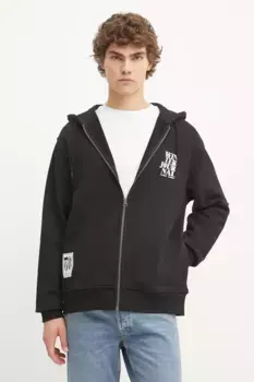 Хлопковая толстовка Samsoe Samsoe, черный