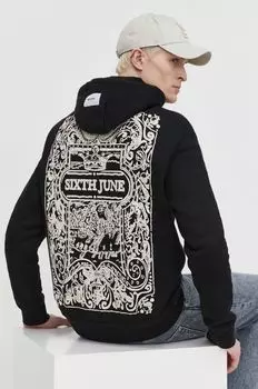 Хлопковая толстовка Sixth June, черный