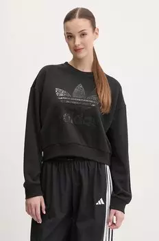 Хлопковая толстовка SNAKE CREW Adidas Originals, черный