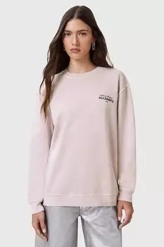 Хлопковая толстовка SOLEIL Allsaints, розовый