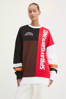 Хлопковая толстовка Sprayground, мультиколор