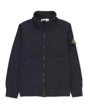 Хлопковая толстовка Stone Island, синий