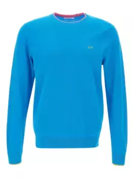 Хлопковая толстовка Sun68, синий