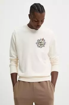 Хлопковая толстовка Superdry, бежевый