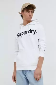 Хлопковая толстовка Superdry, бежевый