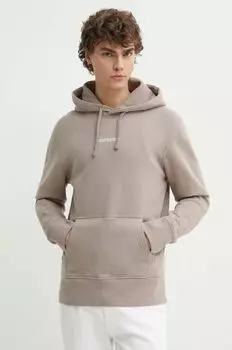 Хлопковая толстовка Superdry, бежевый