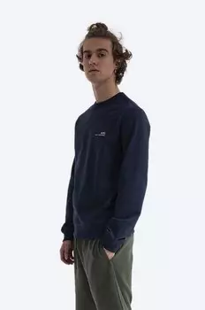 Хлопковая толстовка Sweat item A.P.C., темно-синий