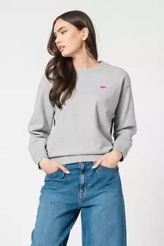 Хлопковая толстовка свободного кроя Levi'S, белый