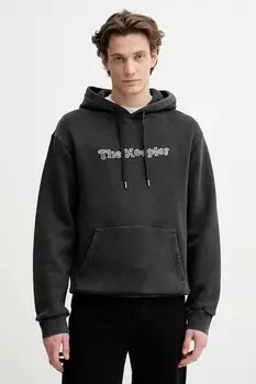 Хлопковая толстовка The Kooples, серый