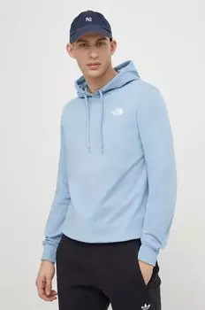 Хлопковая толстовка The North Face, синий