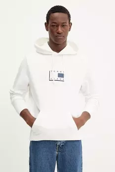 Хлопковая толстовка Tommy Jeans, белый