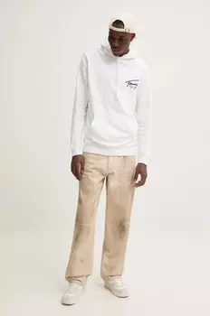 Хлопковая толстовка Tommy Jeans, белый