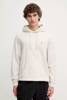 Хлопковая толстовка Tommy Jeans, бежевый