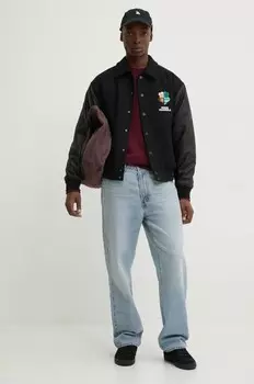 Хлопковая толстовка Tommy Jeans, бордовый