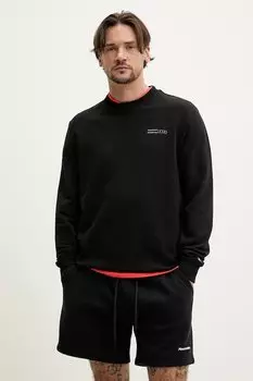 Хлопковая толстовка Tommy Jeans, черный