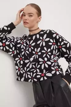 Хлопковая толстовка Tommy Jeans, черный